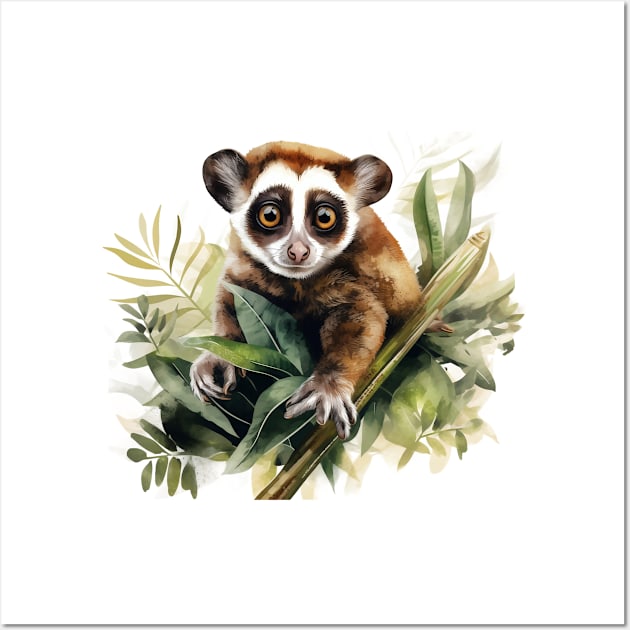 Slow Loris Wall Art by zooleisurelife